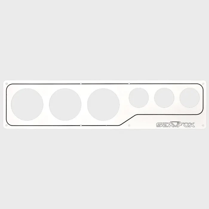 Sea Fox Boat Blank Gauge Panel | 5 x 21 1/4 Inch White While Supplies Last