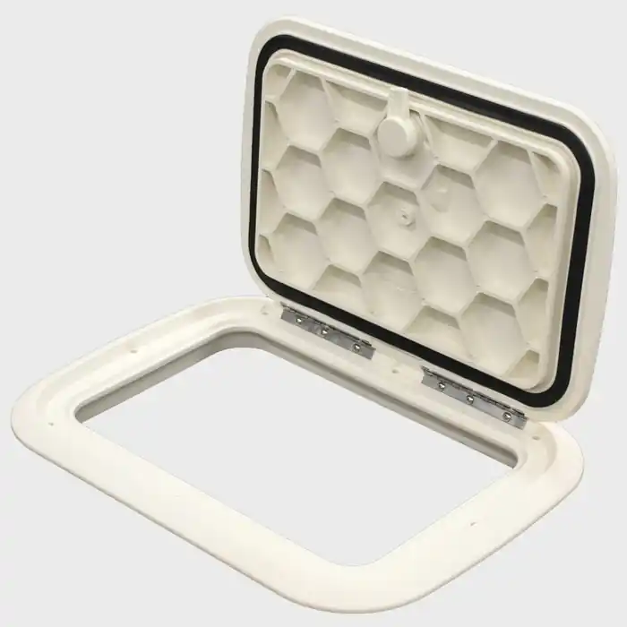 Exclusive Offer Jim Black Boat Deck Hatch 581-1014-04 | 10 x 14 Inch Arctic White