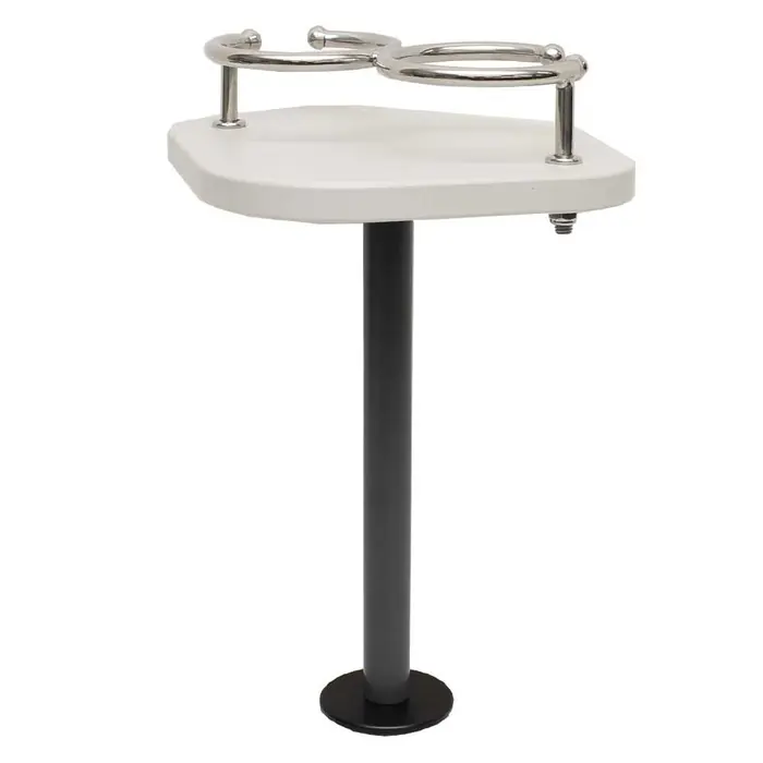 Boat Bar Cup Holder Table MI-012P-DG | w/ Paper Towel Holder 14 7/8 Inch Bulk Order