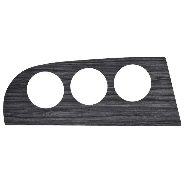 Genuine Cobalt Boat Blank Gauge Panel 406537MG | Faux Woodgrain Dark Gray