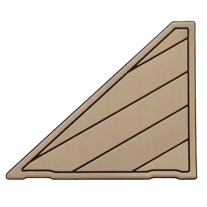 Cobalt Boat Entry Step Mat 406947 | 18 7/8 x 22 1/2 Inch Beige Striped Original