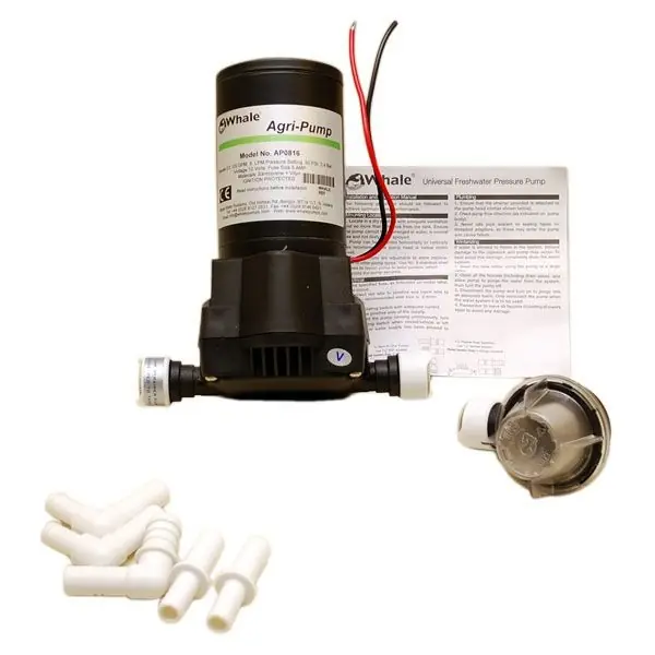 Direct From Factory Whale Pump Boat Freshwater Pump AP0816 | 2.2 GPM 12VDC 5A