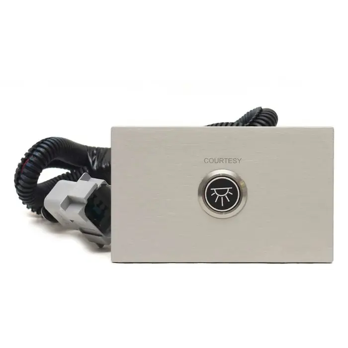 Weekend Sale Aviara Boat Switch Panel 501354A | Courtesy Aluminum Silver