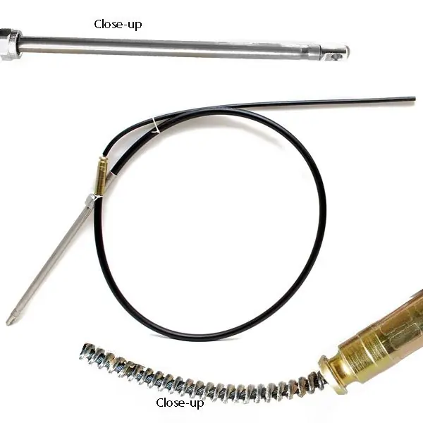 Same Day Shipping Teleflex SeaStar Boat Steering Cable SSC6204.5 | QC Rotary 4 1/2 FT