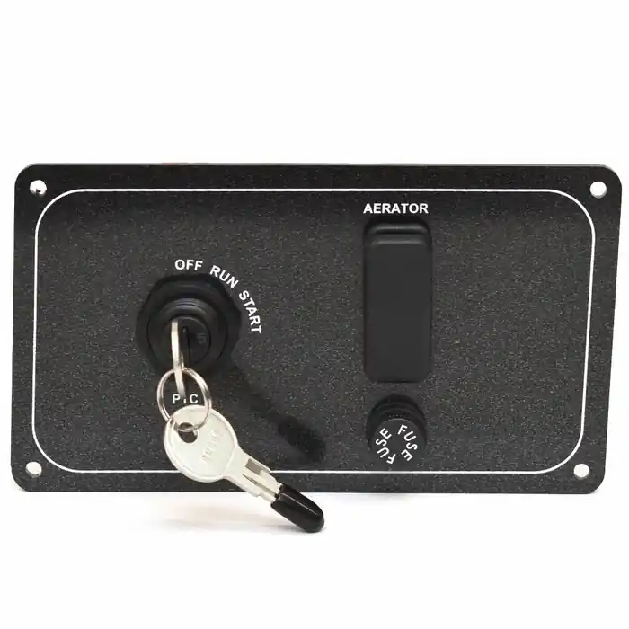Tracker Boat Ignition Switch Panel 311496 | Metallic Black (PORT) Top Pick