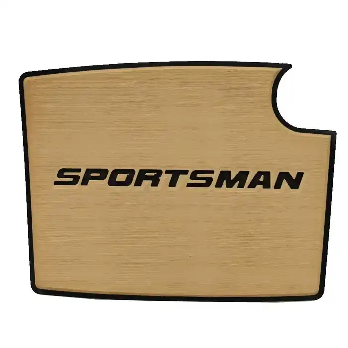 Sportsman Boat Non-Skid Deck Mat | w/ Logo 15 Inch Saddle / Black Hot Deal