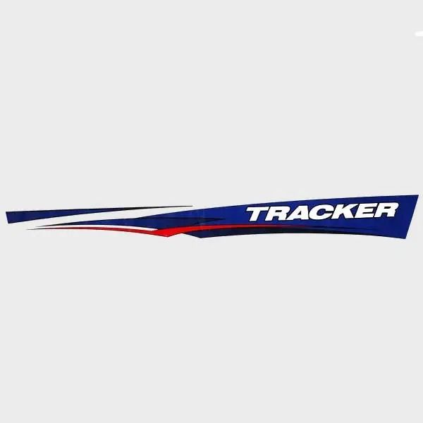 Buy Direct Tracker Marine Boat Decal 158868 | 81 x 8 1/2 Inch Blue