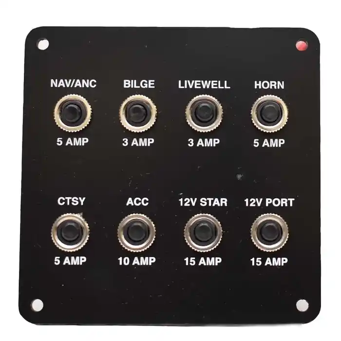 Save Now Crestliner Boat Breaker Switch Panel 2336996 | 1950 Super Hawk 4 Inch