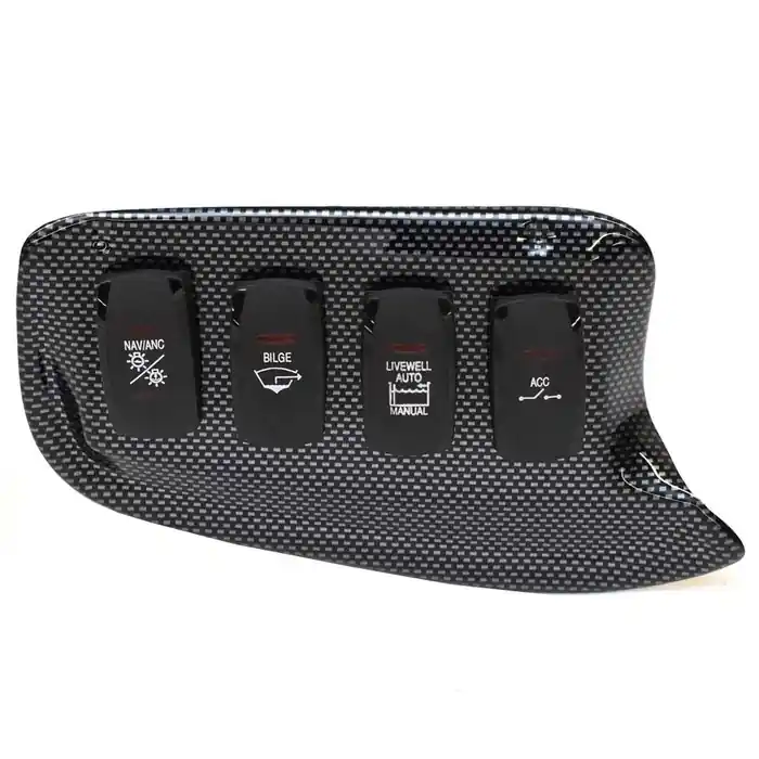 Time-Limited Ranger Boat Rocker Switch Panel 308727 | X17 / X18 Crappie 8 x 4 1/2 Inch