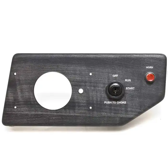 Lowe Boat Ignition Panel 2333424 | Horn 9 1/4 x 4 1/8 Inch Graywood Final Sale