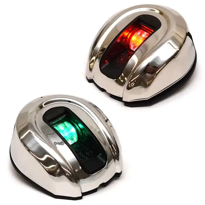Attwood Boat Navigation Lights NV5012SS-1 | Stainless Steel (Set of 2) Price Cut