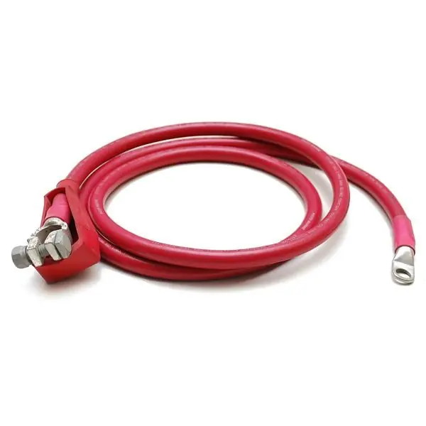Buy Online Larson Boat Battery Cable 027-2473 | 1/0 AWG 17 Feet 6 Inch Red