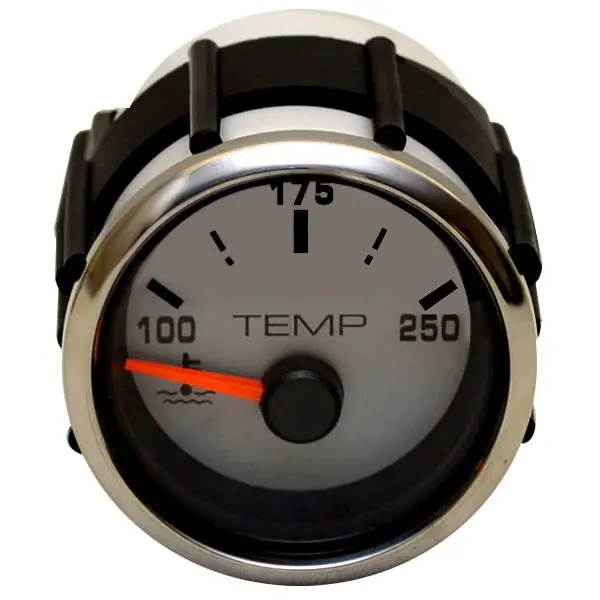 Special Discount Faria Boat Temperature Gauge GBC700A | Silver 2 Inch