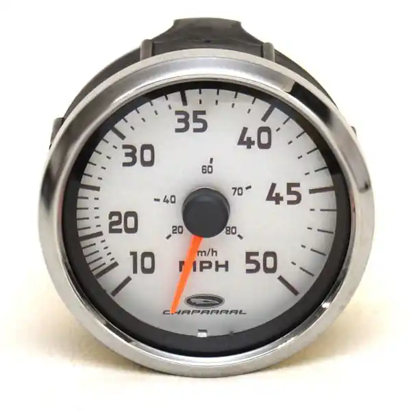 Faria Boat Speedometer Gauge SEK032A | Chaparral 3 1/4 Inch Silver Last Chance