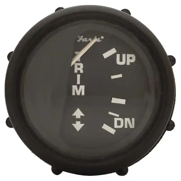Fan Favorite Faria Boat Mercury Trim Gauge GP8068A | Euro Black 2 Inch