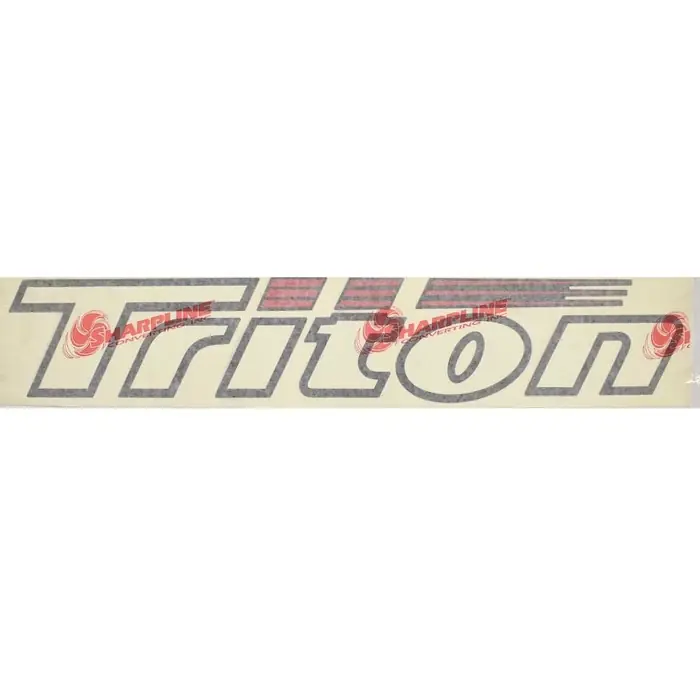 Triton Boat Decal 200352 | 30 x 5 1/2 Inch White Black Red Mega Sale