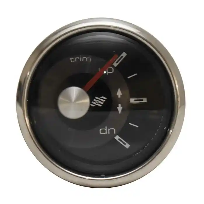 Four Winns Boat Trim Gauge GP8001A | Faria Mercury 2 Inch Silver Black Final Sale