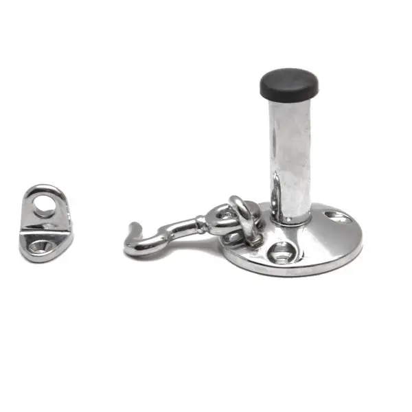 Perko Boat Door Stop 04F-1433 | w/ Hook Holder 2 3/8 x 1 3/4 Inch Next Day Delivery
