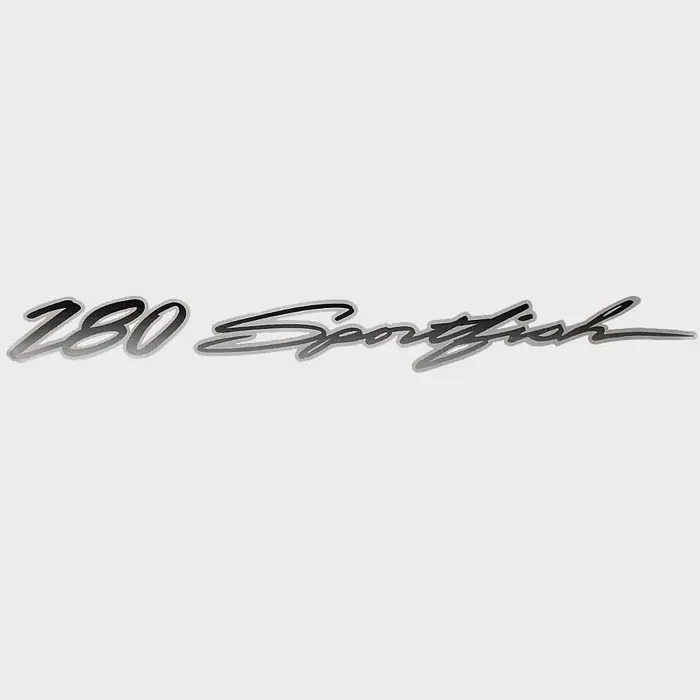 Budget Baja Boat Brand Decal 1733772 | 280 SportFish 27 x 3 1/4 Inch Black