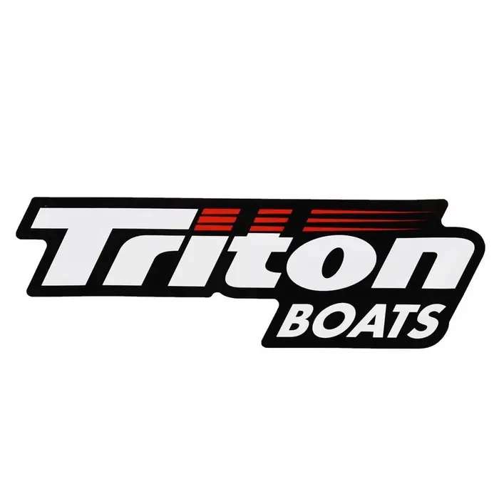 Triton Boat Brand Decal 210067 | Red White Black 11 1/2 x 3 5/8 Inch Best Price