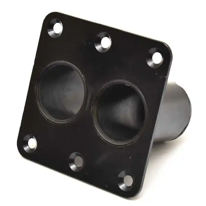 Modern Tracker Boat Ski Tow Base 152631 | 1 3/4 Inch Black Stainless
