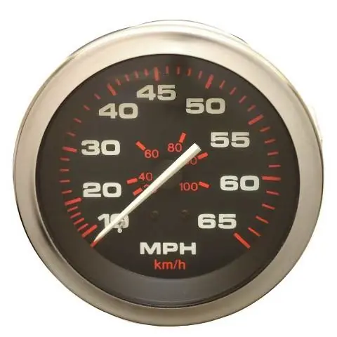 Teleflex Boat Speedometer Gauge 59593 | Rinker Amega Bass 3 3/8 Inch New Arrival