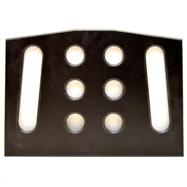 Discount Ranger Boat Rod Holder Panel 7R01 | 386XF 19 Inch Black Starboard