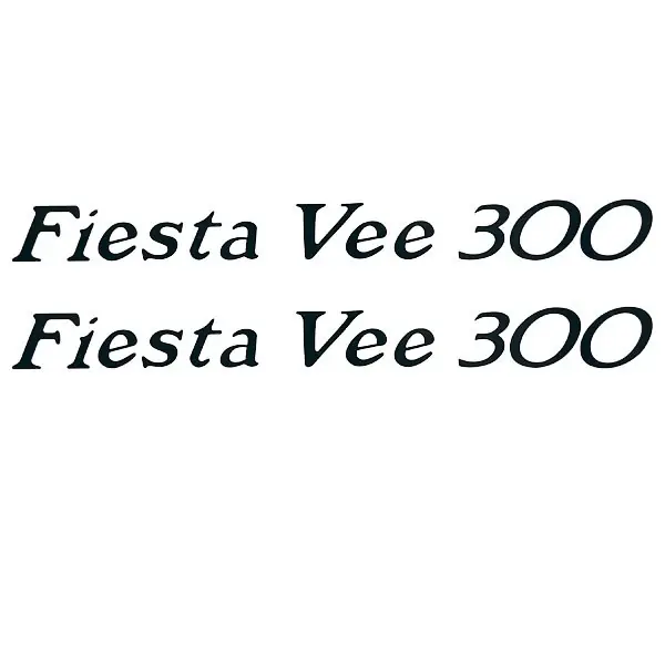 Rinker Boat Brand Decals | Fiesta Vee 300 Green 25 1/2 Inch (Pair) Next Day Delivery
