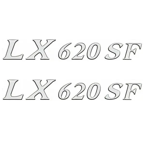 Hassle-Free Returns Larson Boat Raised Decal 8624-3391-DECALLR-00 | LX 620 SF Vinyl (Pair)