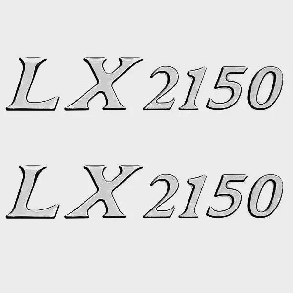 Brand New Larson Boat Raised Decals 8624-3397-00 | 7 3/4 Inch LX 2150 (Pair)