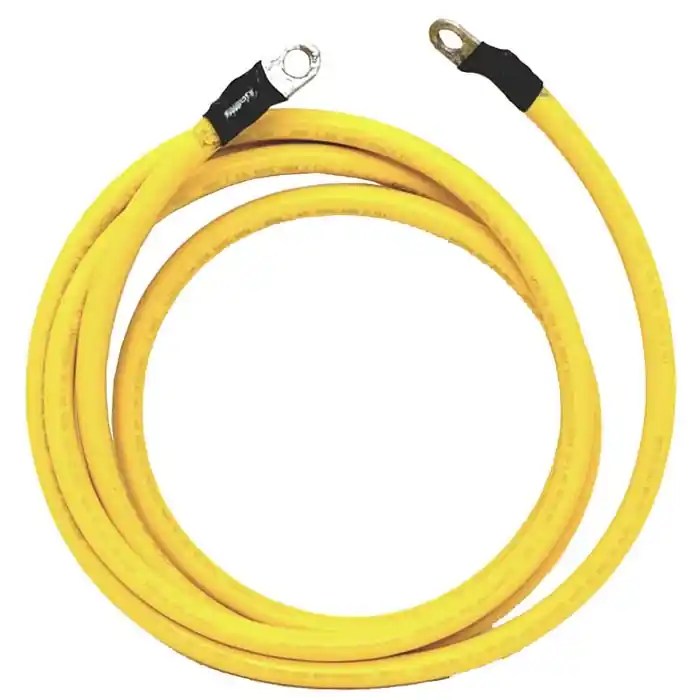 Bayliner Boat 2/0 Battery Cable 1948226 | 7 Foot 2 Inch Yellow Worldwide Shipping
