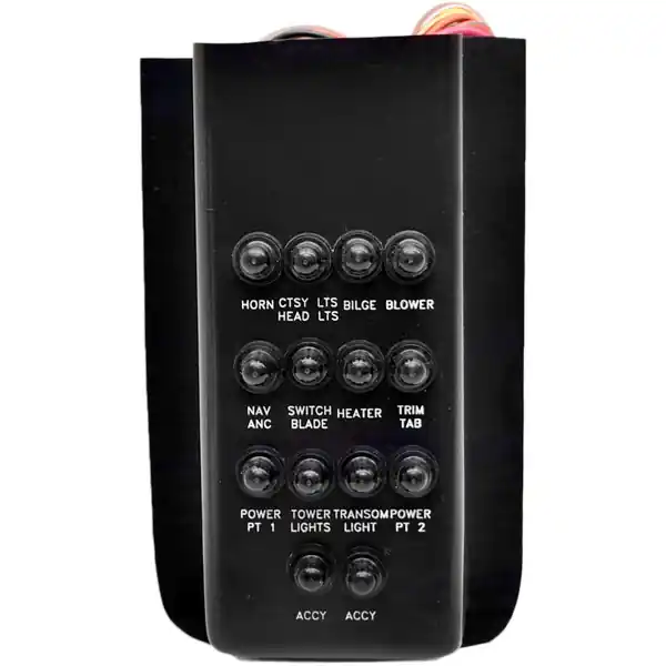 Clearance Ski Centurion Boat Breaker Switch Panel | 5 1/2 x 8 5/8 Inch Marin