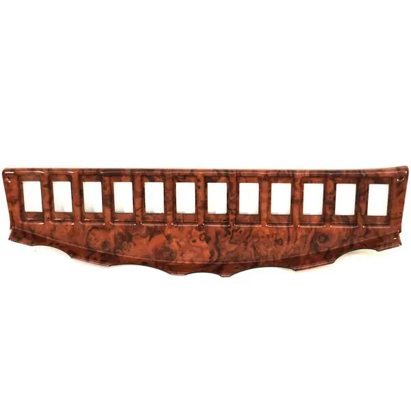 Professional Grade Rinker Boat Switch Panel Blank 2065650 | 360 Express Cruiser Woodgrain