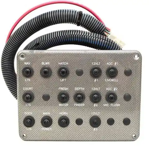 Limited Edition Rinker Boat Circuit Breaker Panel 2060692 | 260 DB Plastic Silver