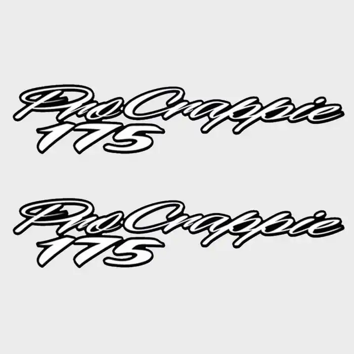 Tracker Boat Brand Decal 127897 | Pro Team 175 Sticker (Set of 2) Latest