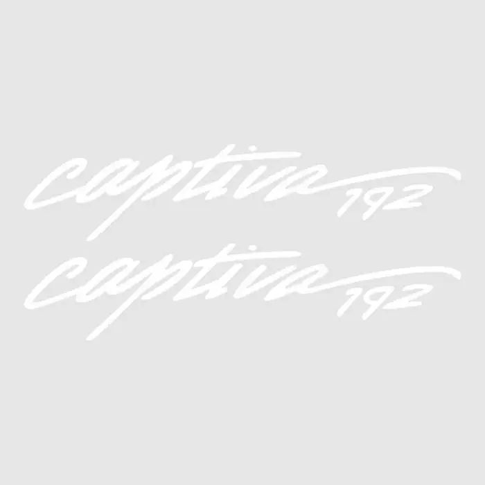 Fast Shipping Rinker Boat Brand Decal VS810402-10-192 | Captiva 192 White (Pair)