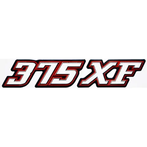 Stratos Boat Decal 7D333 | 375 XF Red White Black 15 5/8 x 3 1/8 Inch Popular