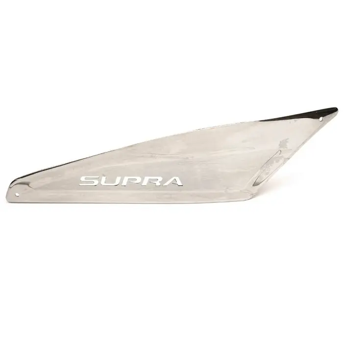 Markdown Supra Boat Curved Logo Insert 113199 | 15 1/2 x 4 Inch Stainless