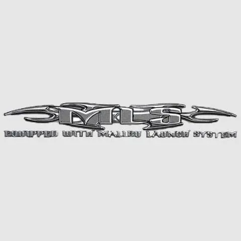 Limited Offer Malibu Boat Decal | MLS Launch System 20 3/8 x 3 Inch Silver