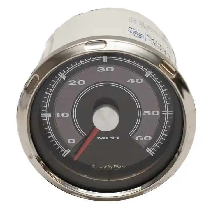 Warranty Included Faria Boat Electronic Speedometer Gauge SEC008A | South Bay Black