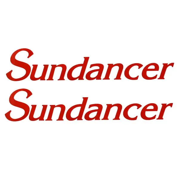 Holiday Sale Sea Ray Boat Logo Decal Stickers | Sundancer Red Sport 2 PC