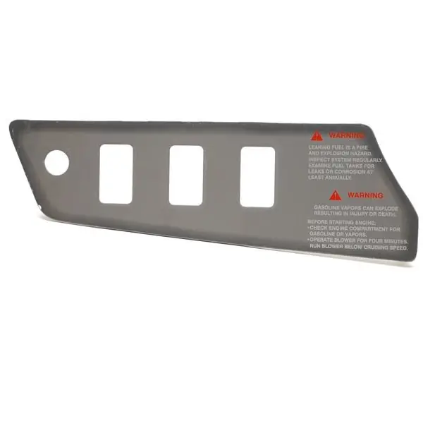 MasterCraft Boat Blank Switch Panel 509845 | X-Star 1999 - 2000 Gray Money Back Guarantee