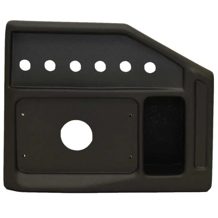 Professional Grade Axis Boat Blank Dash Panel 5411509 | 10 x 8 x 2 Inch Metallic Gray