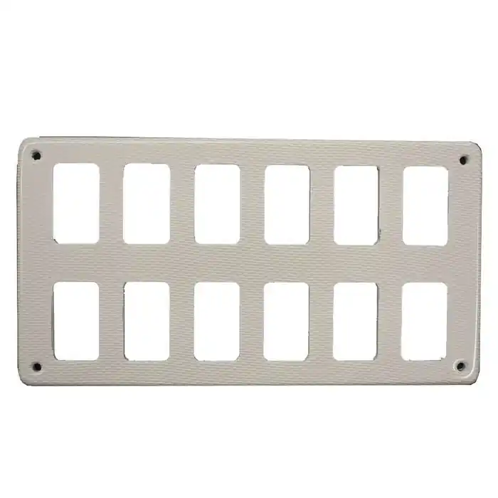 Marquis Boat Blank Rocker Switch Panel 5766545 | 12-Slot Acrylic Fast Shipping