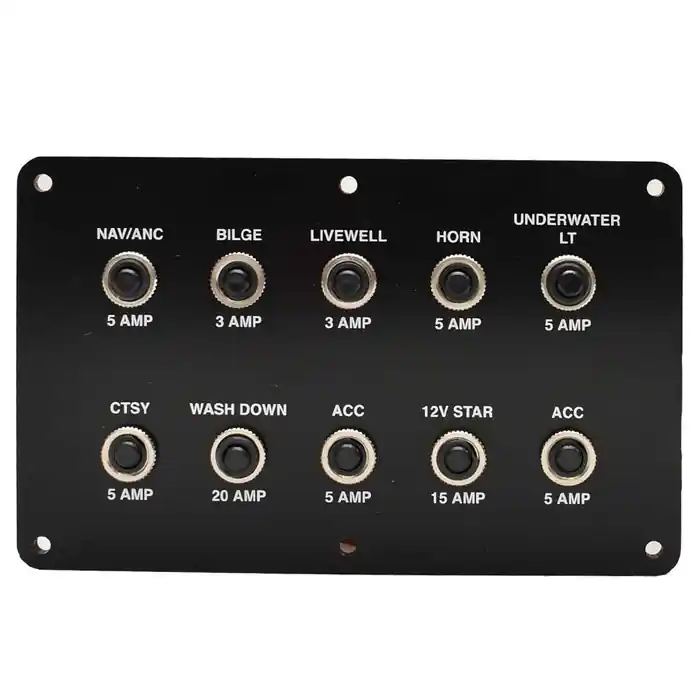 Price Drop Lund Boat Breaker Panel 2336998 | GCS Black 6 1/8 x 2 3/4 Inch