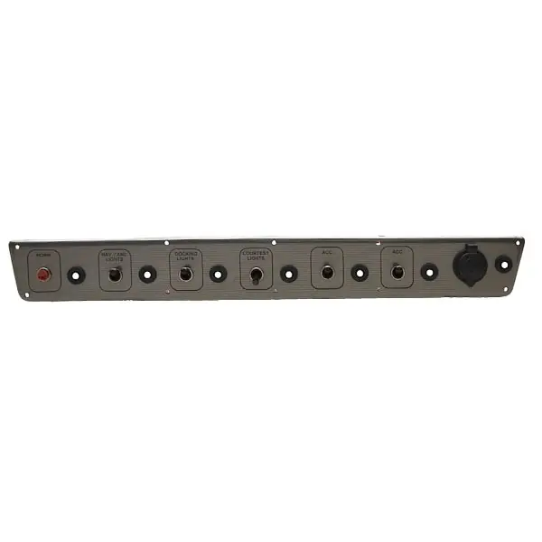Misty Harbor Pontoon Boat Switch Panel | Toggle/Breaker Plastic Today Only