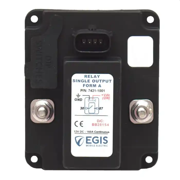 Same Day Shipping Egis Boat Single Output Relay 7421-1001 | 12V DC 160A