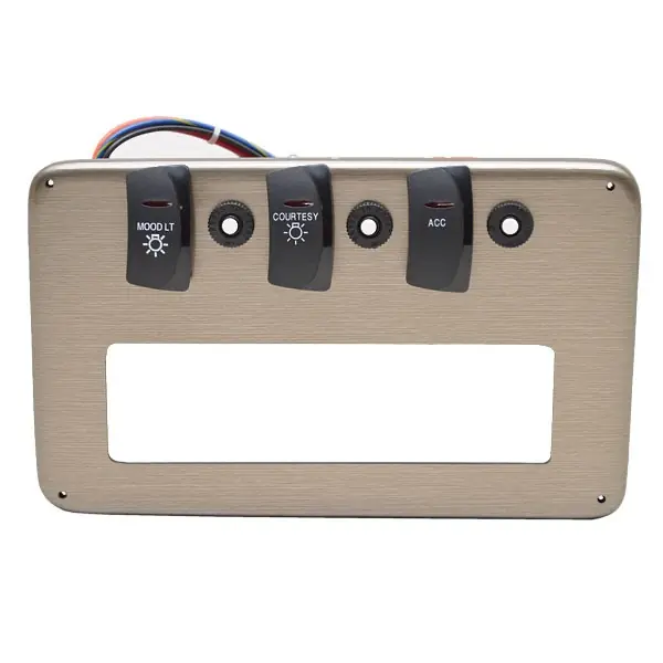 Weeres Pontoon Boat Switch Panel AD-439-020A | 9 3/4 Inch Plastic High Quality