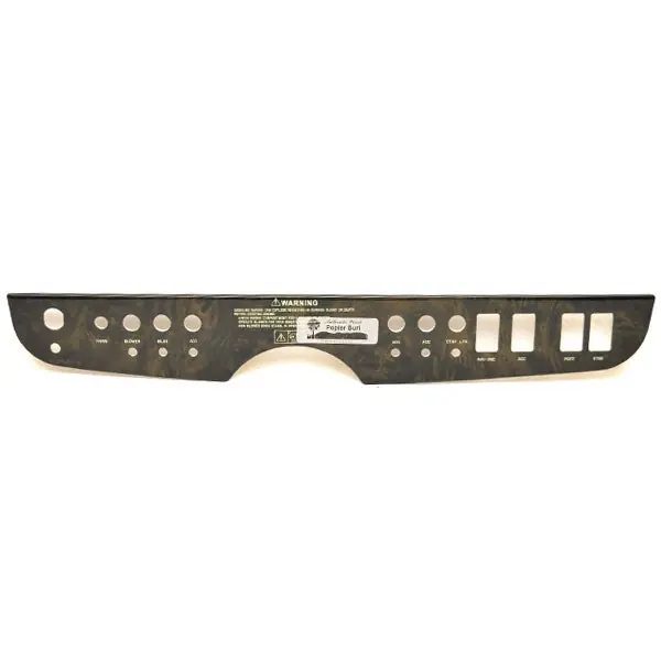 Best Price Four Winns Boat Blank Switch Panel 025-3532 | 260 Horizon Poplar Burl