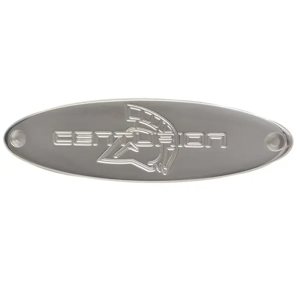 Exclusive Centurion Boat Aft Seat Logo Plate | Enzo 7 Inch 304 Stainless Steel